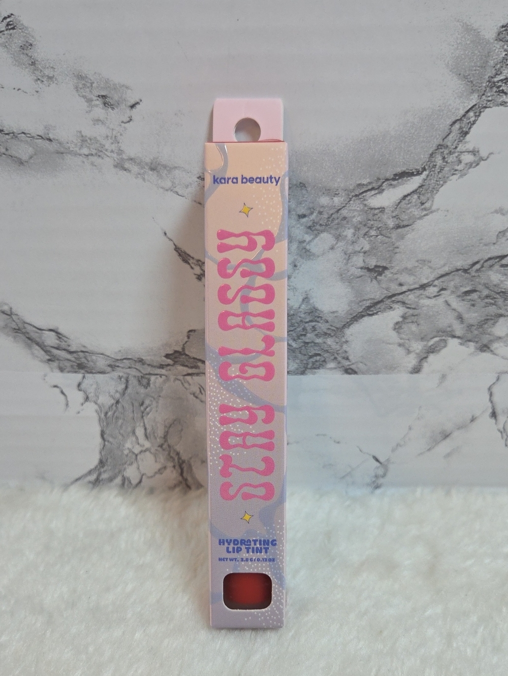 Kara Beauty Stay Glassy Hydrating Lip Tint Rose Shock NWT